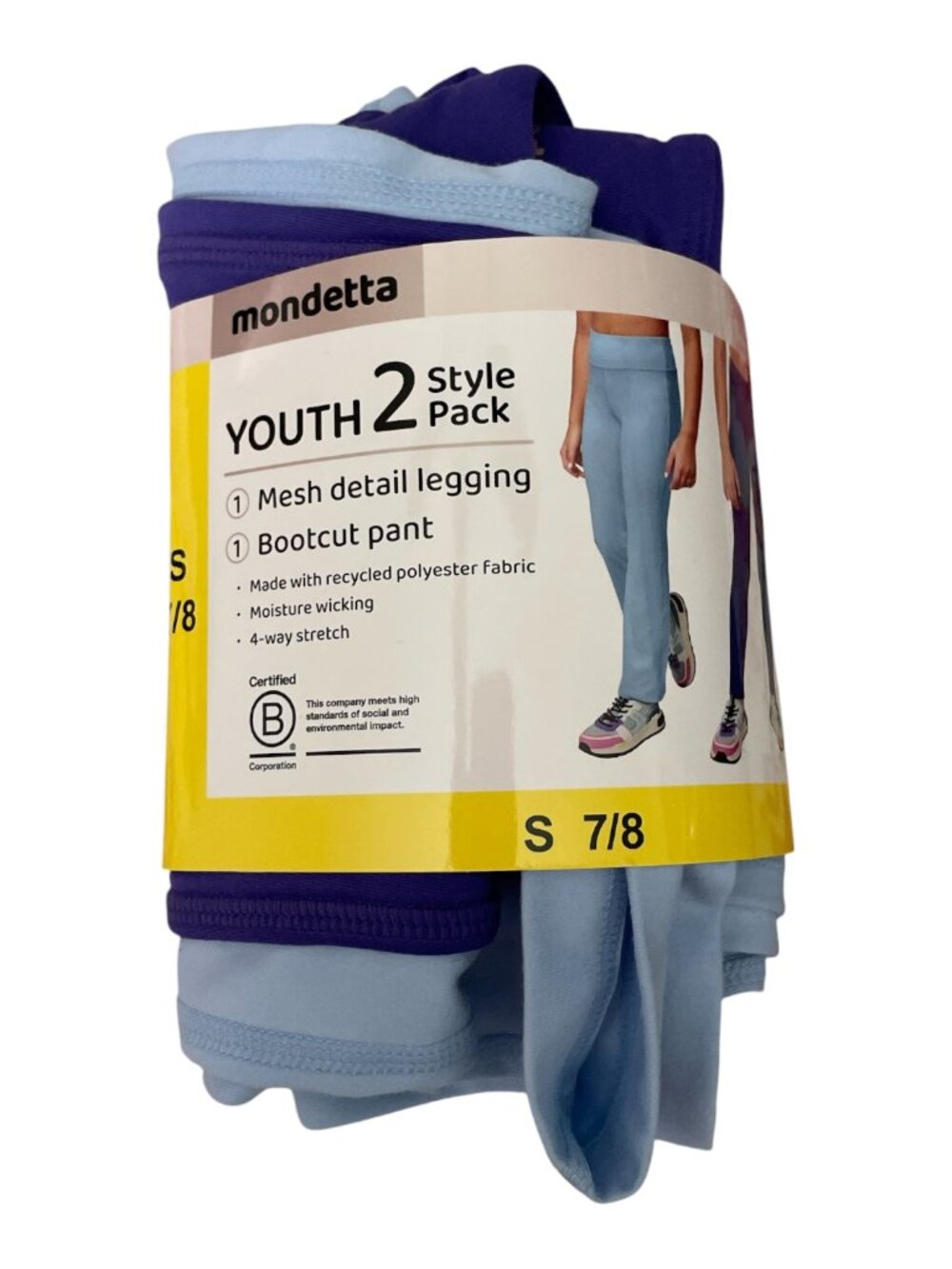 Youth2-style pack legging&Pant, Mondetta, S7/8, Windsurfer/Liberty, NWT